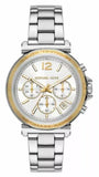 Michael Kors MK7495 Maren Chronograph Quartz Women's Watch – Silver Dial & Silver Steel Strap
