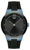 Movado 3600626 Bold Fusion Men's Watch – Black Dial & Black Rubber Strap