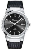 Salvatore Ferragamo SFDT00619 F-80 Classic Men's Watch – Black Dial & Black Leather Strap
