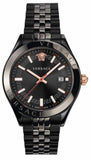 Versace VEVK00320 Hellenyium Analog Men's Watch – Black Dial & Black Steel Strap