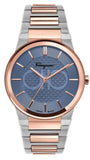 Salvatore Ferragamo SFHP007-20 Men’s Watch – Blue Dial & Two-Tone Steel Strap