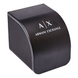 Armani Exchange Banks AX1720 Men's Chronograph Watch – Black Dial with Silver Stainless Steel Strap