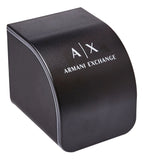 Armani Exchange Banks AX1721 Men's Chronograph Watch – Black Dial with Gold Stainless Steel Strap