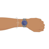 Armani Exchange Banks AX1731 Men's Chronograph Watch – Blue Dial with Grey Stainless Steel Strap