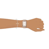 Fossil ES5222 Raquel Women’s Watch – White Dial with Two-Tone Stainless Steel Strap