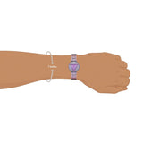Guess Trend Diamonds Purple Dial Purple Steel Strap Watch for Women - GW0512L4