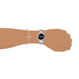 Guess Scope Black Dial Silver Steel Strap Watch for Men - GW0427G1