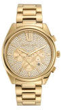 Michael Kors MK8995 Janelle Chronograph Quartz Men's Watch – Gold Dial & Gold Steel Strap