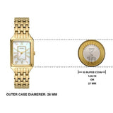 Fossil ES5304 Raquel Women’s Watch – Mother of Pearl Dial with Gold-Tone Stainless Steel Strap