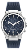 Salvatore Ferragamo SFME00923 Sapphire Chrono Men's Watch – Blue Dial & Blue Rubber Strap