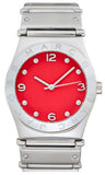 Marc Jacobs MBM3031 Classic Women's Watch – Red Dial & Silver Steel Strap