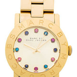 Marc Jacobs Blade Gold Dial Gold Steel Strap Watch for Women - MBM3141