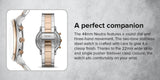 Fossil Neutra Chronograph Brown Dial Two Tone Steel Strap Watch for Men - FS5869