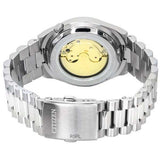 Citizen Tsuyosa Automatic Yellow Dial Silver Steel Strap Watch for Men - NJ0150-81Z