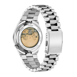Citizen Tsuyosa NJ0150-81Z Men's Automatic Watch – Yellow Dial with Silver Steel Strap