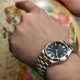 Citizen Tsuyosa NJ0154-80H Men's Automatic Watch – Grey Dial with Two-Tone Steel Strap