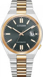Citizen Tsuyosa NJ0154-80H Men's Automatic Watch – Grey Dial with Two-Tone Steel Strap