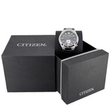 Citizen Tsuyosa NK5010-01H Men's Automatic Watch – Grey Dial with Black Leather Strap