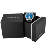 Citizen Tsuyosa NK5010-51L Men's Automatic Watch – Blue Dial with Silver Steel Bracelet