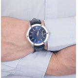 Maserati Circuito Blue Dial Blue Leather Strap Watch For Men - R8851127003