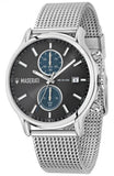 Maserati R8873618003 Epoca 42mm Men’s Watch – Black Dial & Silver Steel Mesh Bracelet