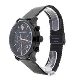 Maserati Epoca Chronograph Black Dial Black Mesh Strap Watch For Men - R8873618013