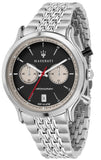 Maserati R8873638001 Legend Chronograph Men’s Watch – Black Dial & Stainless Steel Strap
