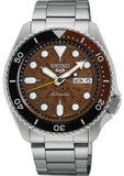Seiko 5 Sports SRPJ47K1 Sonar Special Edition Automatic Men's Watch – Brown Dial & Silver Stainless Steel Bracelet