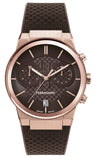 Salvatore Ferragamo SFME01023 Sapphire Chrono Men's Watch – Brown Dial & Brown Rubber Strap