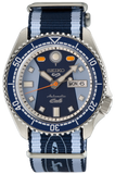 Seiko 5 Sports SRPK37K1 Honda Super Cub Limited Edition Men's Watch – Blue Dial & Two-Tone NATO Strap