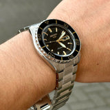 Seiko 5 Sport SRPK99K1 SKX Series Automatic Men's Watch – Black Dial & Silver Steel Bracelet