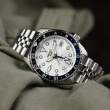Seiko 5 Sports SSK033K1 SKX GMT Automatic Men's Watch – Sky Blue Dial & Silver Steel Bracelet