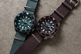 Seiko 5 Sports SRPD85K1 Automatic Men's Watch – Brown Dial & Brown Nylon Strap