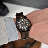 Seiko Prospex Black Series 1965 Limited Edition Black Dial Brown NATO Strap Watch For Men - SPB253J1