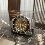 Seiko Prospex 55th Anniversary Edition Brown Dial Silver Steel Strap Watch For Men - SPB145J1
