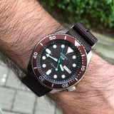 Seiko 5 Sports SRPD85K1 Automatic Men's Watch – Brown Dial & Brown Nylon Strap