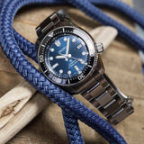 Seiko Prospex Sea Automatic Diver Green Dial Silver Steel Strap Watch For Men - SPB187J1