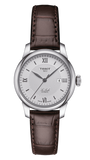 Tissot T006.207.16.038.00 T-Classic Le Locle Automatic Women's Watch – Silver Dial & Brown Leather Strap