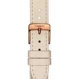 Tissot T Lady Bella Ora Mother of Pearl Dial Cream Leather Strap Watch for Women - T103.310.36.111.00