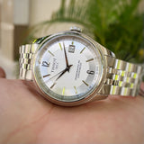 Tissot T108.408.22.037.00 Ballade Powermatic 80 Chronometer Men’s Watch – Silver Dial & Two-Tone Stainless Steel Bracelet