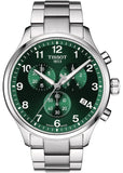 Tissot T116.617.11.092.00 Chrono XL Classic Men's Watch – Green Dial & Silver Steel Strap