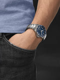 Tissot T120.410.11.041.00 Seastar 1000 Men’s Watch – Blue Dial & Silver Stainless Steel Bracelet