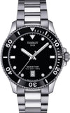 Tissot T120.410.11.051.00 Seastar 1000 Men’s Watch – Black Dial & Silver Stainless Steel Bracelet