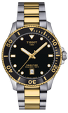 Tissot T120.410.22.051.00 Seastar 1000 Men’s Watch – Black Dial & Two-Tone Stainless Steel Bracelet