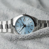Tissot T127.407.11.351.00 Gentleman Powermatic 80 Silicium Men's Watch – Ice Blue Dial & Silver Steel Strap