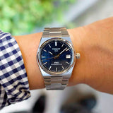 Tissot T137.207.11.041.00 PRX Powermatic 80 Men's Watch – Blue Dial & Silver Steel Strap