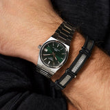 Tissot T137.207.11.091.00 PRX Powermatic 80 Men's Watch – Green Dial & Silver Steel Strap