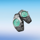 Tissot T137.407.11.091.01 PRX Powermatic 80 Men's Watch – Mint Green Dial & Silver Steel Strap