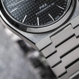 Tissot T137.207.11.051.00 PRX Powermatic 80 Men's Watch – Black Dial & Silver Steel Strap