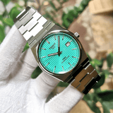 Tissot T137.407.11.091.01 PRX Powermatic 80 Men's Watch – Mint Green Dial & Silver Steel Strap